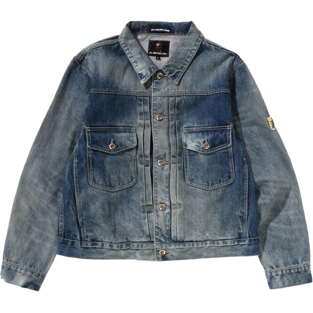 A BATHING APE Джинсовая куртка унисекс синяя, Blue
A BATHING APE Джинсовая куртка унисекс синяя, Blue