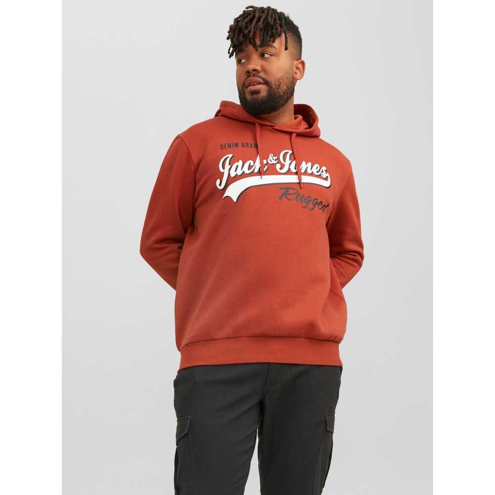 Худи Jack & Jones Logo 2 Col Plus, оранжевый
Худи Jack & Jones Logo 2 Col Plus, оранжевый