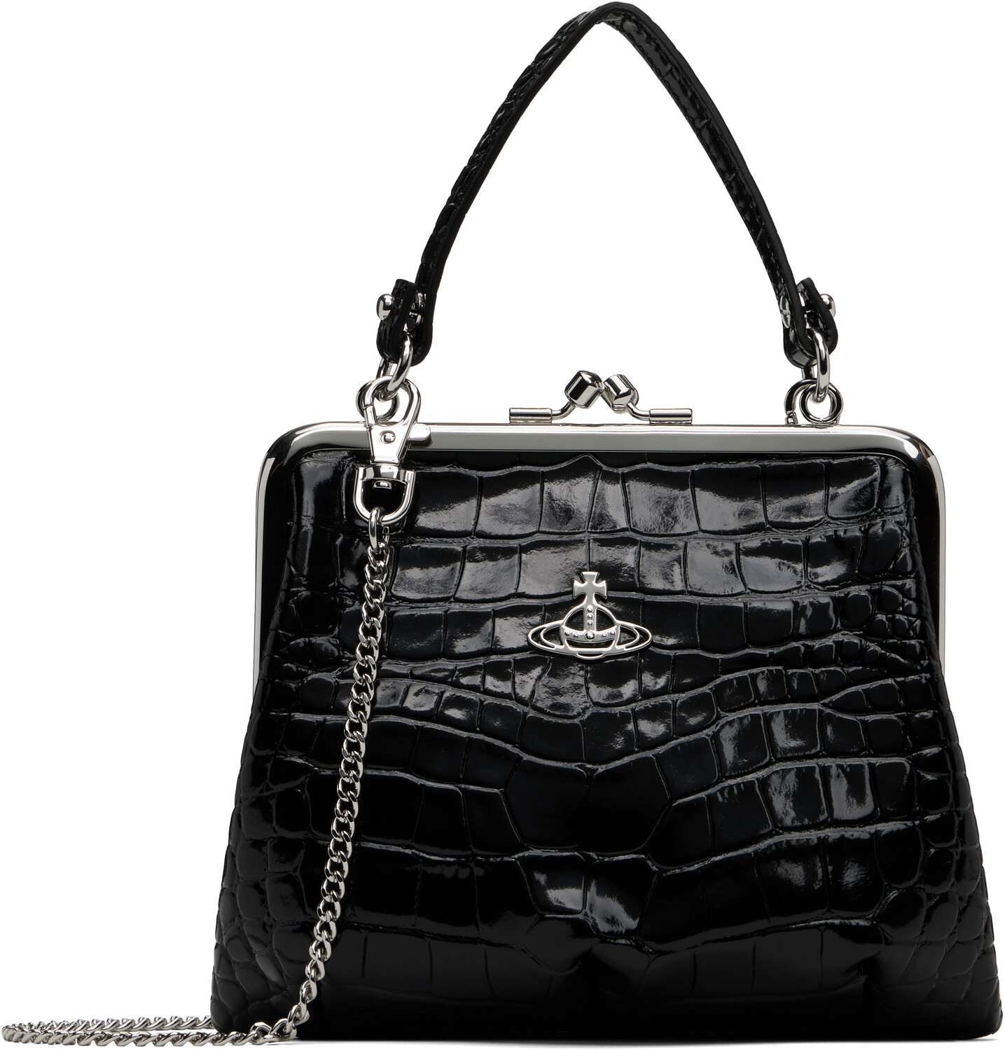 Сумка-каркас для бабушки Vivienne Westwood, черный
Сумка-каркас для бабушки Vivienne Westwood, черный