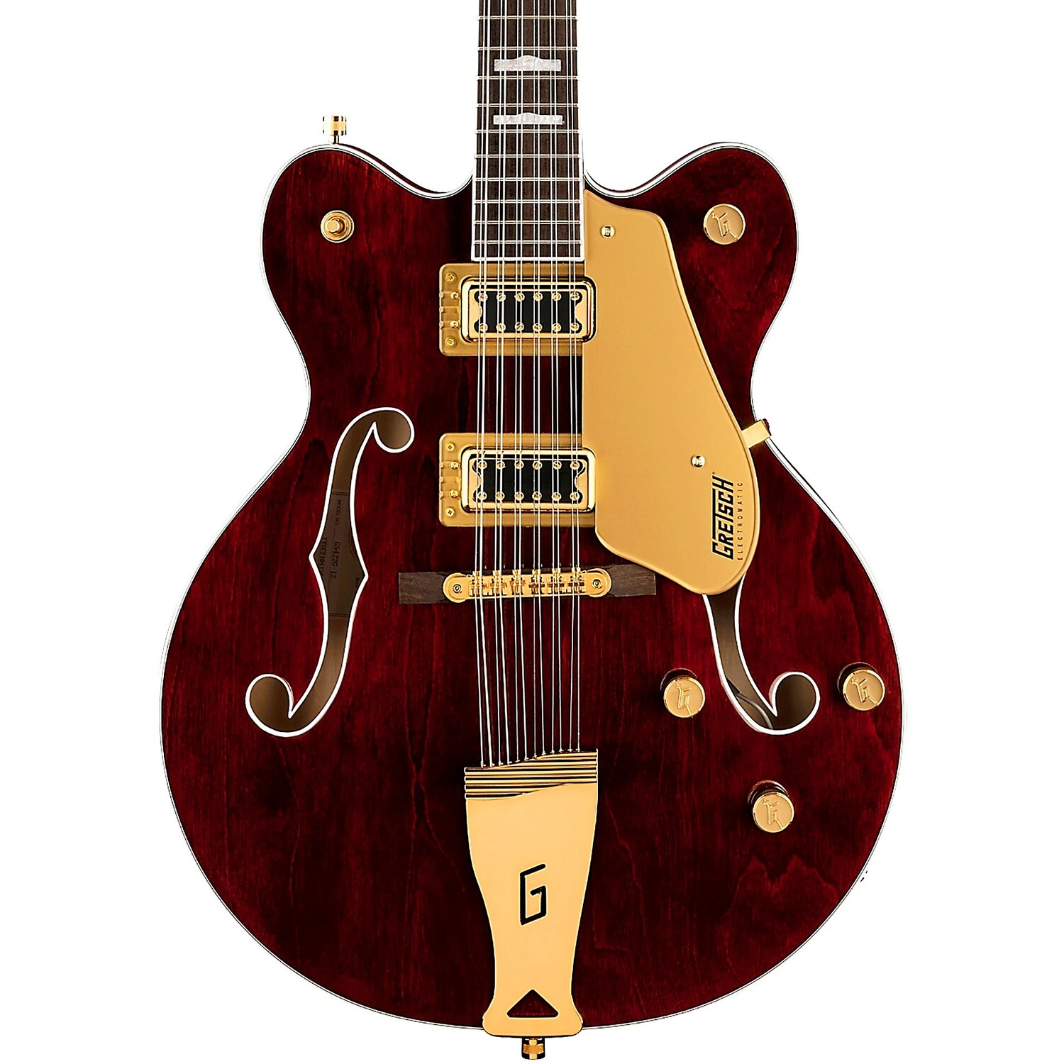 Gretsch Guitars G5422G-12 Электроматическая классическая 12-струнная гитара с полым корпусом и двойной огранкой с золотой фурнитурой Электрогитара с пятном под орех
Gretsch Guitars G5422G-12 Электроматическая классическая 12-струнная гитара с полым корпусом и двойной огранкой с золотой фурнитурой Электрогитара с пятном под орех