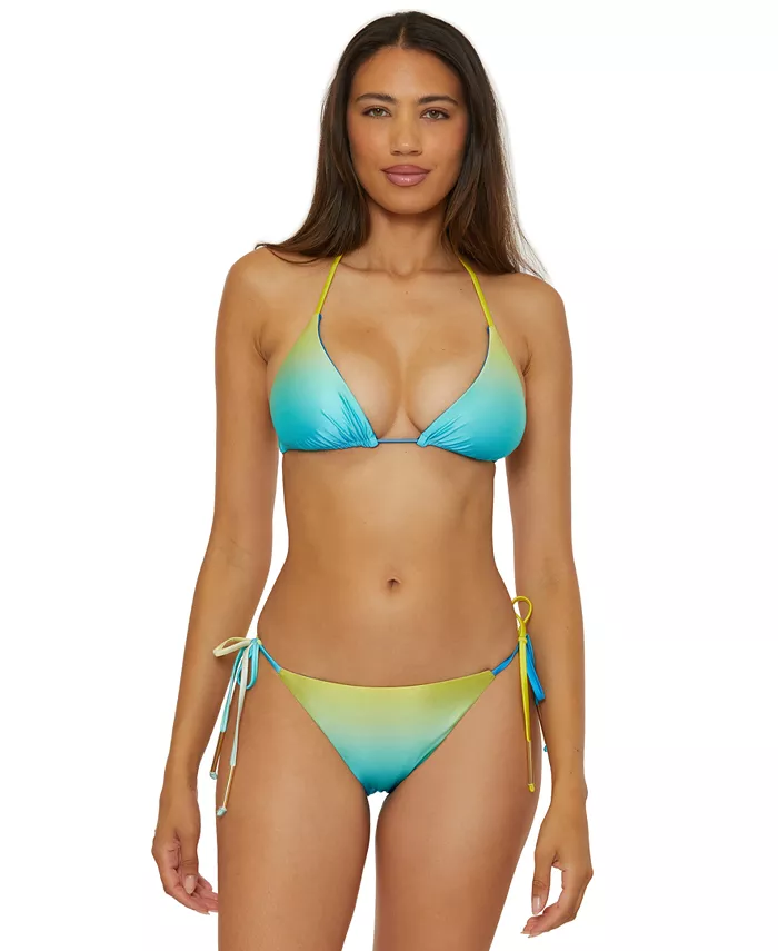 Женский двусторонний бикини-топ West Palm с треугольными чашечками и плавками с завязками по бокам Trina Turk, мультиколор
Женский двусторонний бикини-топ West Palm с треугольными чашечками и плавками с завязками по бокам Trina Turk, мультиколор