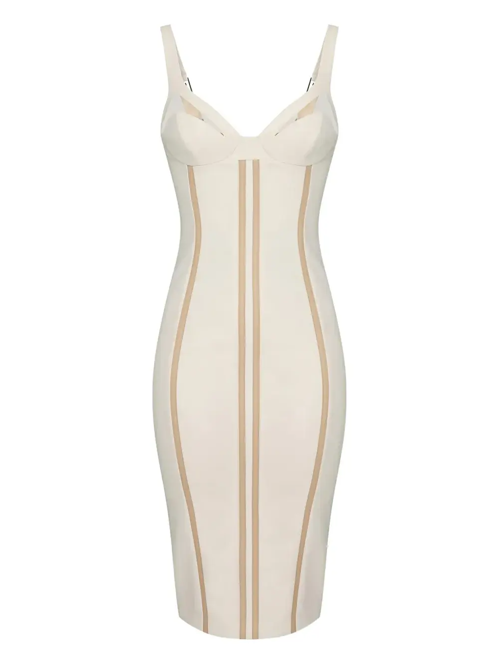 Панельное миди-платье с регулируемыми бретелями Elisabetta Franchi, нейтральный
Панельное миди-платье с регулируемыми бретелями Elisabetta Franchi, нейтральный