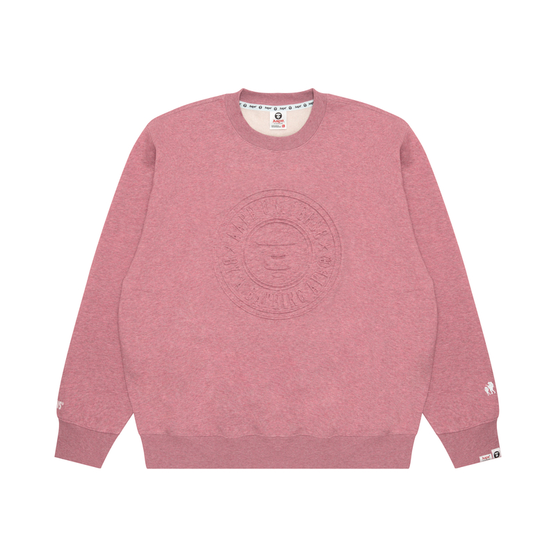Свитшот с тисненым логотипом Aape, розовый
Свитшот с тисненым логотипом Aape, розовый