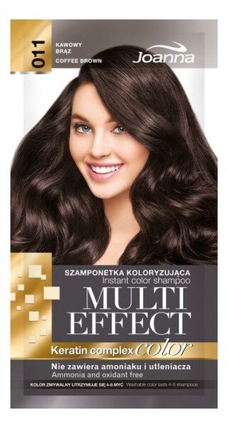 Joanna, Multi Effect, шампунь-краситель 11 Coffee Brown, 35 г
Joanna, Multi Effect, шампунь-краситель 11 Coffee Brown, 35 г