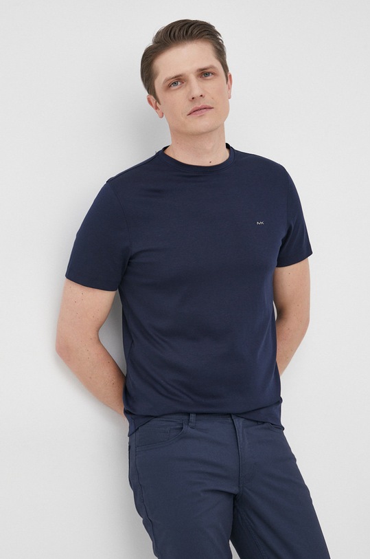 Хлопковая футболка Michael Kors, темно-синий
Хлопковая футболка Michael Kors, темно-синий