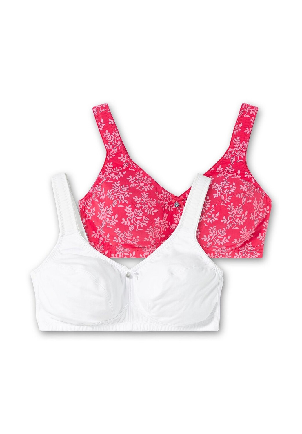 Рельефные бюстгальтеры без косточек, в упаковке 2 шт., цветочный и однотонный sheego, цвет Orchidee
Рельефные бюстгальтеры без косточек, в упаковке 2 шт., цветочный и однотонный sheego, цвет Orchidee