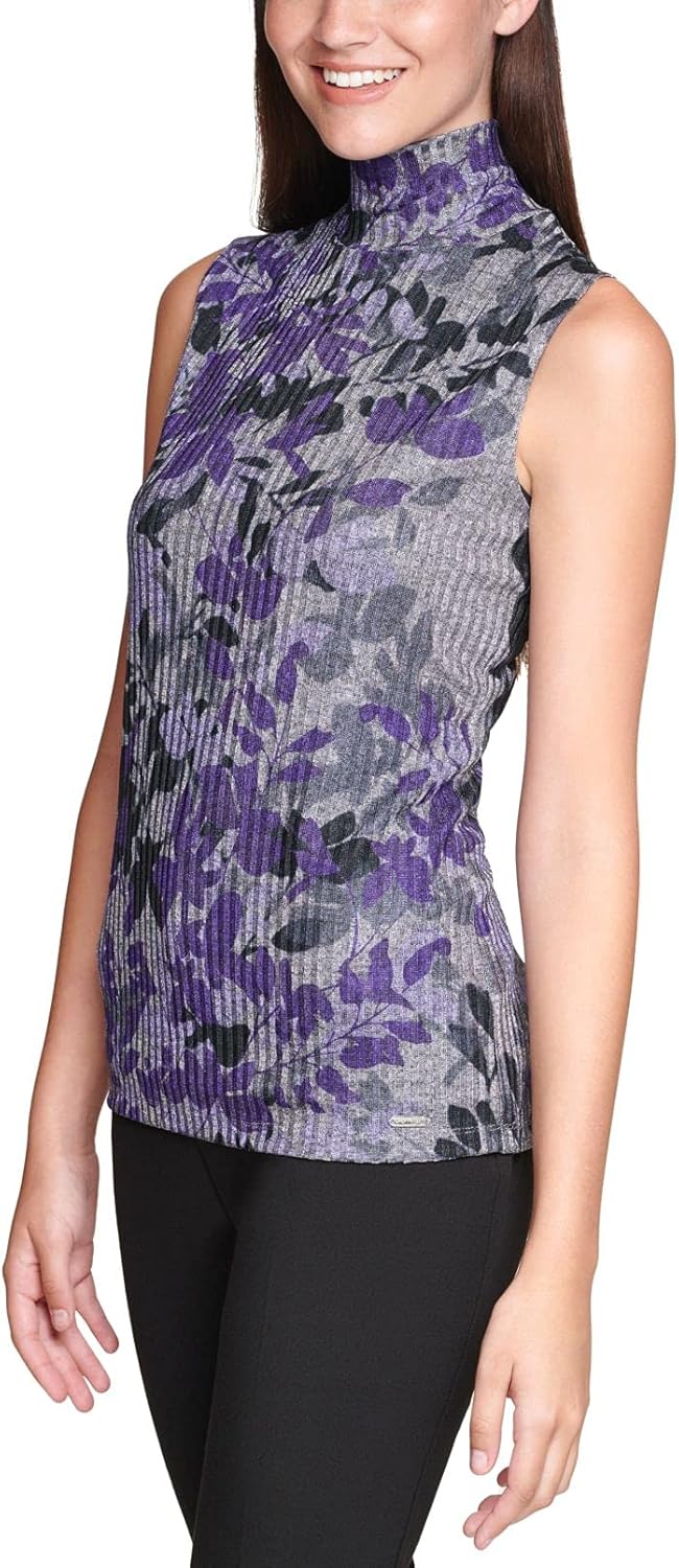 Женский топ Calvin Klein в рубчик с цветочным принтом, Purples
Женский топ Calvin Klein в рубчик с цветочным принтом, Purples