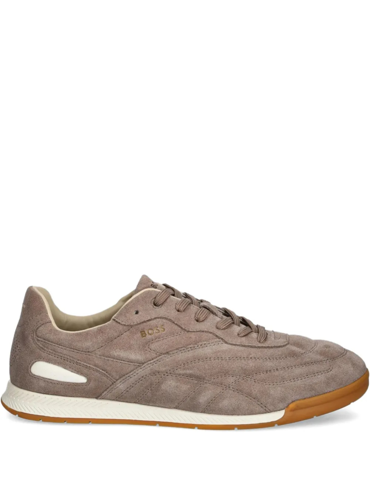 Кроссовки из титановой замши BOSS, нейтральный
Кроссовки из титановой замши BOSS, нейтральный