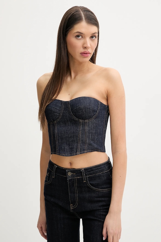 Джинсовый топ Miss Sixty, темно-синий 
Джинсовый топ Miss Sixty, темно-синий