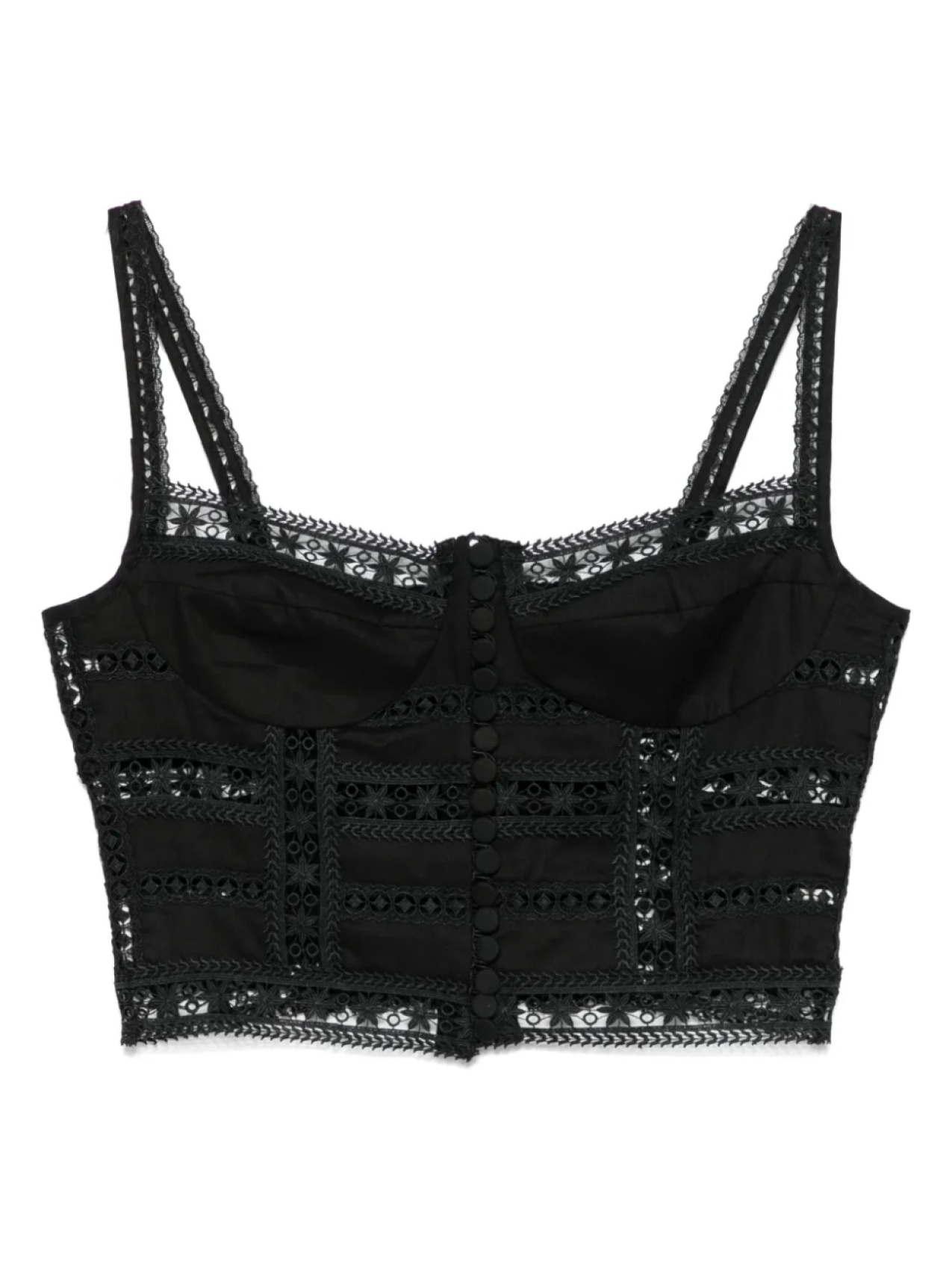 Charo Ruiz Ibiza укороченный топ Breth, черный 
Charo Ruiz Ibiza укороченный топ Breth, черный