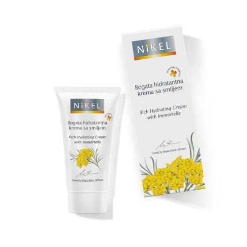 Никель, насыщенный увлажняющий крем с экстрактом цветков бессмертника, 50 мл, Nikel
Никель, насыщенный увлажняющий крем с экстрактом цветков бессмертника, 50 мл, Nikel
