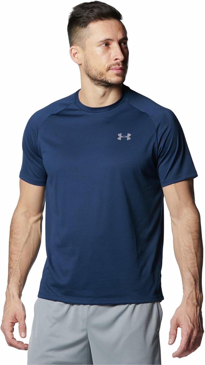Мужская тренировочная футболка Under Armour UA Tech с коротким рукавом, модель 2.0
Мужская тренировочная футболка Under Armour UA Tech с коротким рукавом, модель 2.0