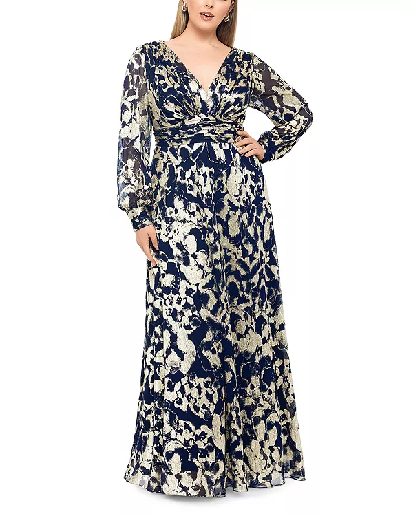 Плюс платье из сетчатой ткани с фольгированным принтом Betsy & Adam, мультиколор
Плюс платье из сетчатой ткани с фольгированным принтом Betsy & Adam, мультиколор