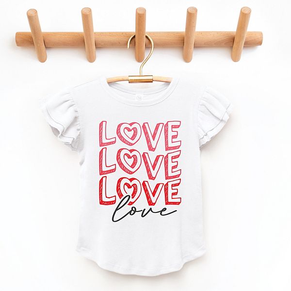 Футболка Love stacked sketched с рукавами-флай The Juniper Shop, White
Футболка Love stacked sketched с рукавами-флай The Juniper Shop, White