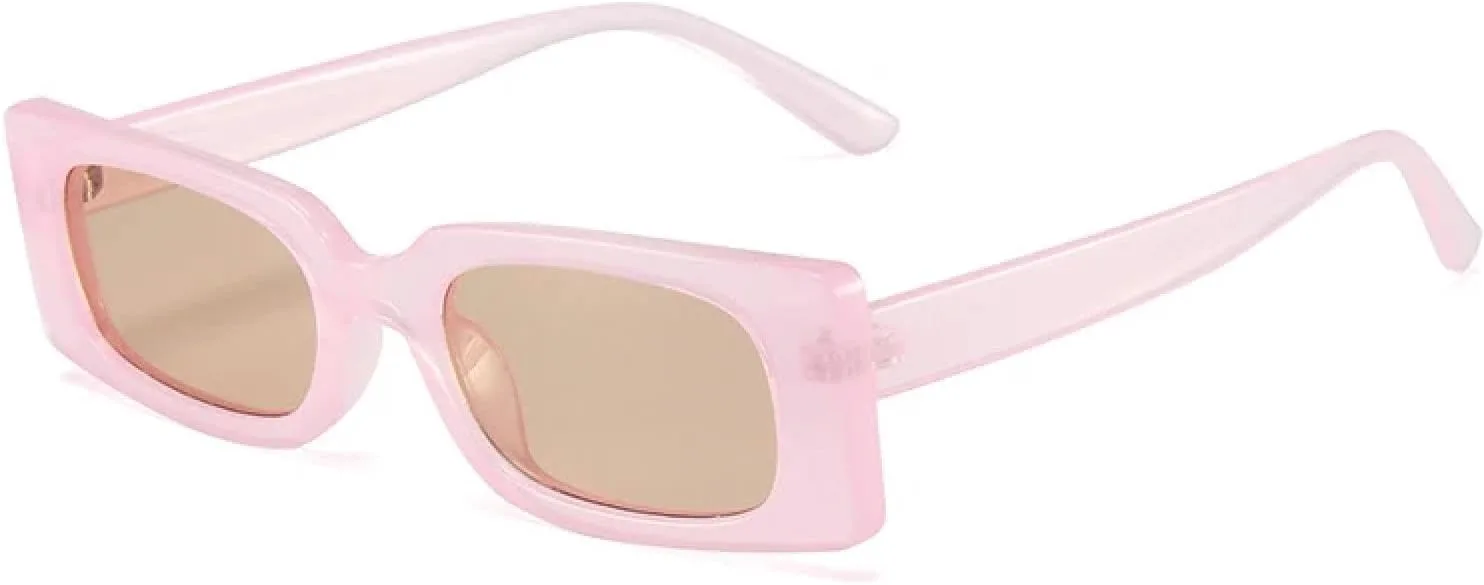 Модные солнцезащитные очки конфетных цветов для женщин, ретро-очки прямоугольной формы, защита от УФ-излучения UV400 для мужчин TOIPASTN, Purple Champagne
Модные солнцезащитные очки конфетных цветов для женщин, ретро-очки прямоугольной формы, защита от УФ-излучения UV400 для мужчин TOIPASTN, Purple Champagne