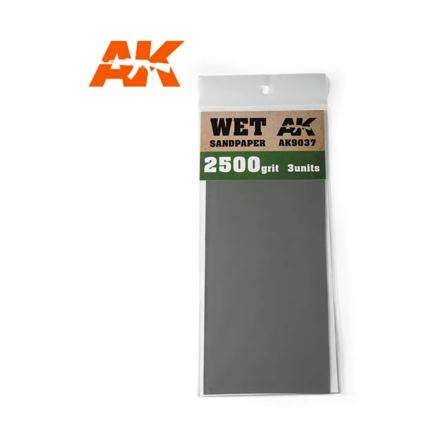 Наждачная бумага 2500 Грит (мокрая), Supplies & Accessories (AK-Interactive)
Наждачная бумага 2500 Грит (мокрая), Supplies & Accessories (AK-Interactive)