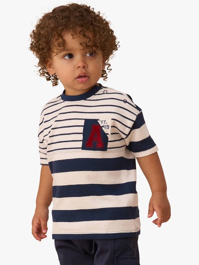 Хлопчатобумажная футболка в полоску baby lewis Angel & Rocket, синий/белый
Хлопчатобумажная футболка в полоску baby lewis Angel & Rocket, синий/белый