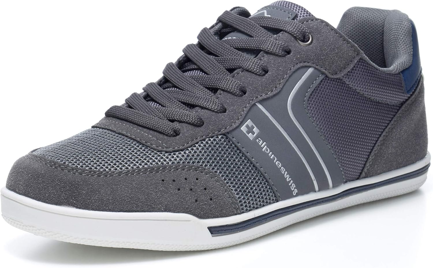 Мужские повседневные кроссовки Alpine Swiss Liam, Модные кроссовки с замшевой отделкой, Низкие стильные теннисные кроссовки на шнуровке, серый
Мужские повседневные кроссовки Alpine Swiss Liam, Модные кроссовки с замшевой отделкой, Низкие стильные теннисные кроссовки на шнуровке, серый