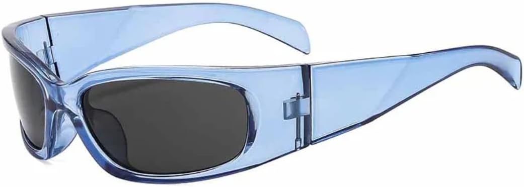 Винтажные панк-солнцезащитные очки для женщин, роскошные мужские очки для активного отдыха, велоспорта, спорта, походов, защита от УФ-излучения UV400 TVTBBVV, Blue Gray
Винтажные панк-солнцезащитные очки для женщин, роскошные мужские очки для активного отдыха, велоспорта, спорта, походов, защита от УФ-излучения UV400 TVTBBVV, Blue Gray