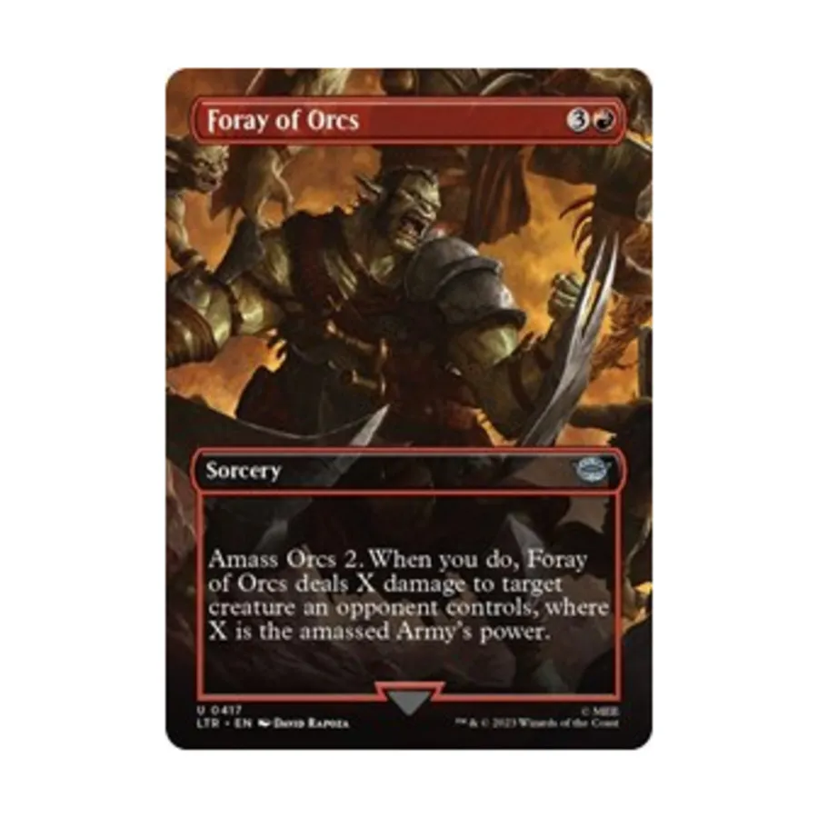 CCG Набег орков (Без границ) (U), MTG - Universes Beyond: Lord of the Rings 
CCG Набег орков (Без границ) (U), MTG - Universes Beyond: Lord of the Rings