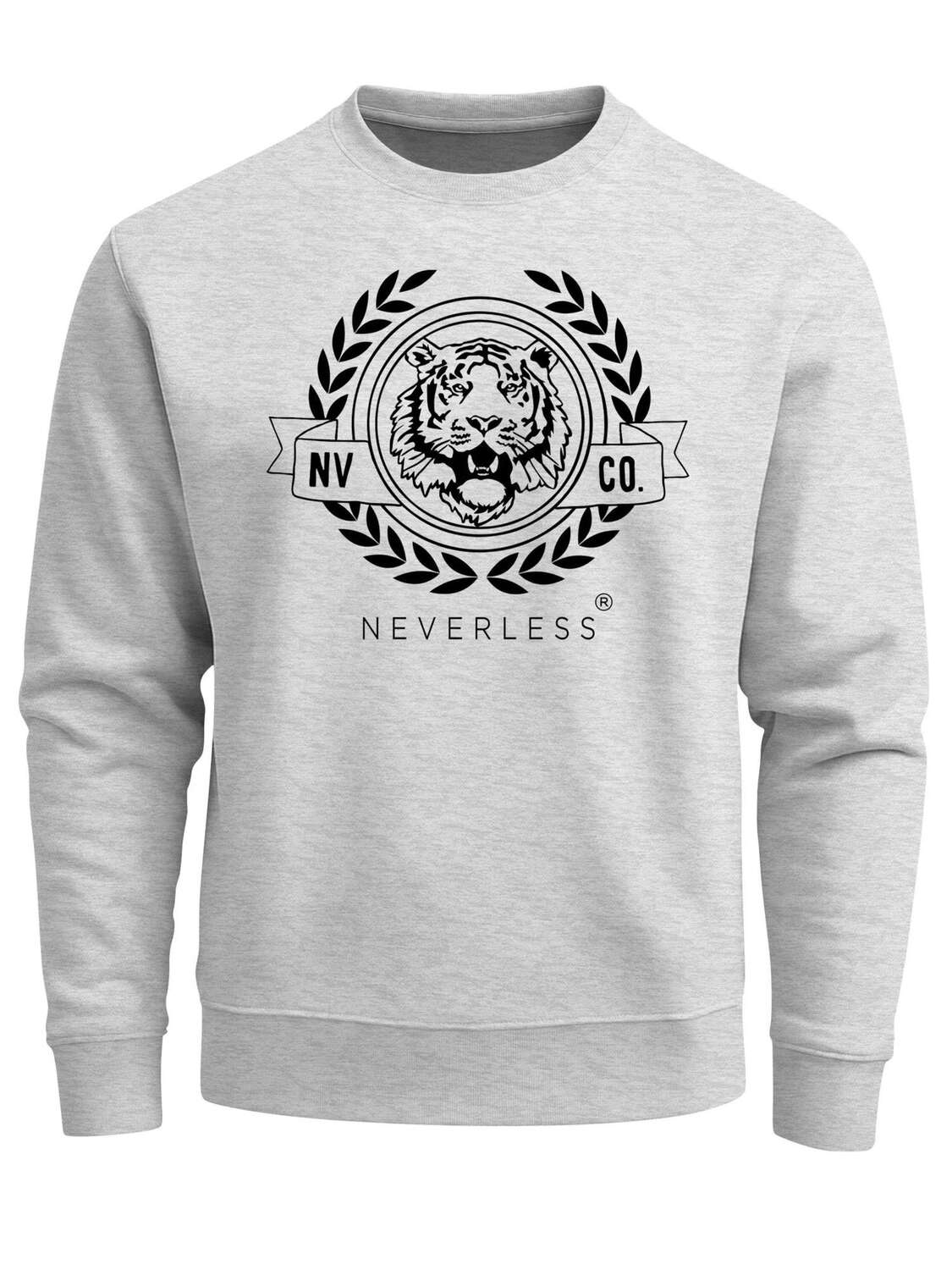 Neverless Свитшот 'Old School' в крапчатом сером
Neverless Свитшот 'Old School' в крапчатом сером