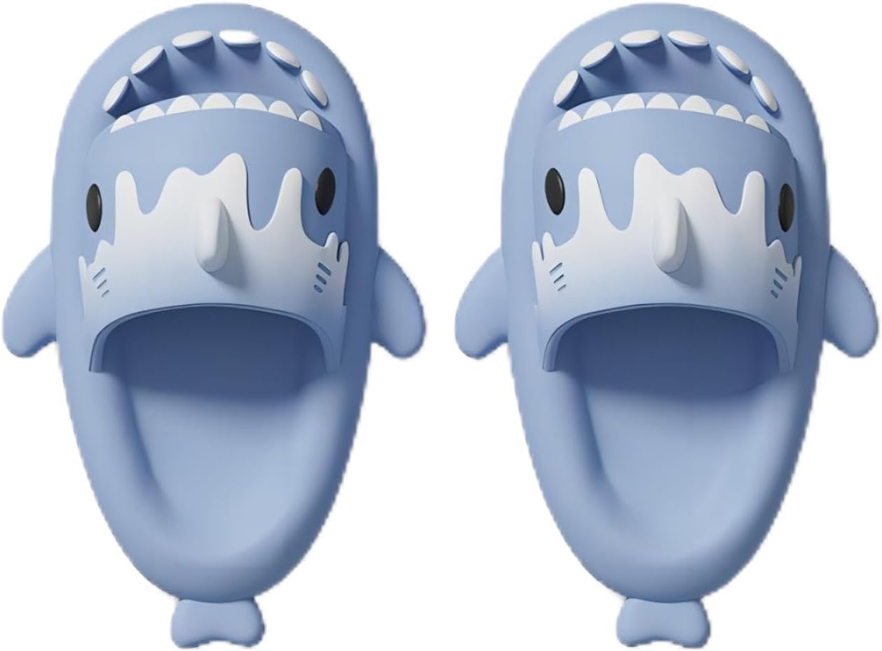 Шлепанцы «Акула-мороженое», милые мультяшные 3D домашние тапочки в виде акулы-облака для женщин и мужчин Generic, синий
Шлепанцы «Акула-мороженое», милые мультяшные 3D домашние тапочки в виде акулы-облака для женщин и мужчин Generic, синий