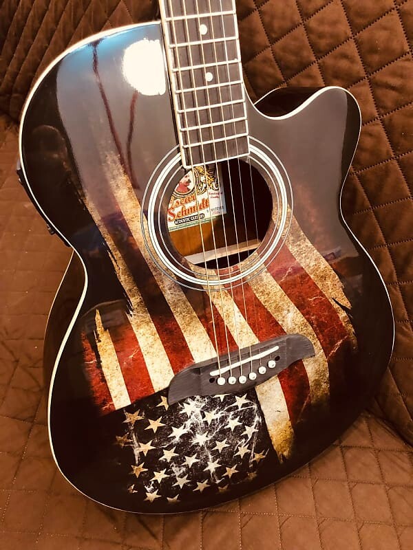 Акустическая гитара Oscar Schmidt OG10CEFLAG Concert Style 6-String Acoustic Guitar w/Preamp System: Barcus Berry EQ4T
Акустическая гитара Oscar Schmidt OG10CEFLAG Concert Style 6-String Acoustic Guitar w/Preamp System: Barcus Berry EQ4T