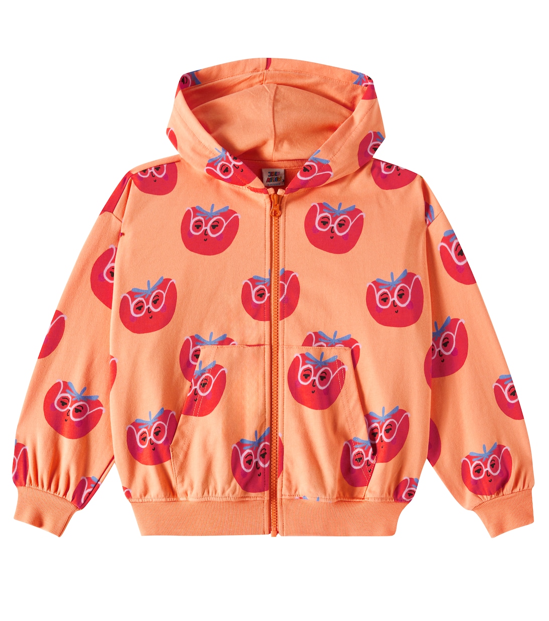 Толстовка из хлопкового джерси с принтом томатов Jellymallow, оранжевый
Толстовка из хлопкового джерси с принтом томатов Jellymallow, оранжевый