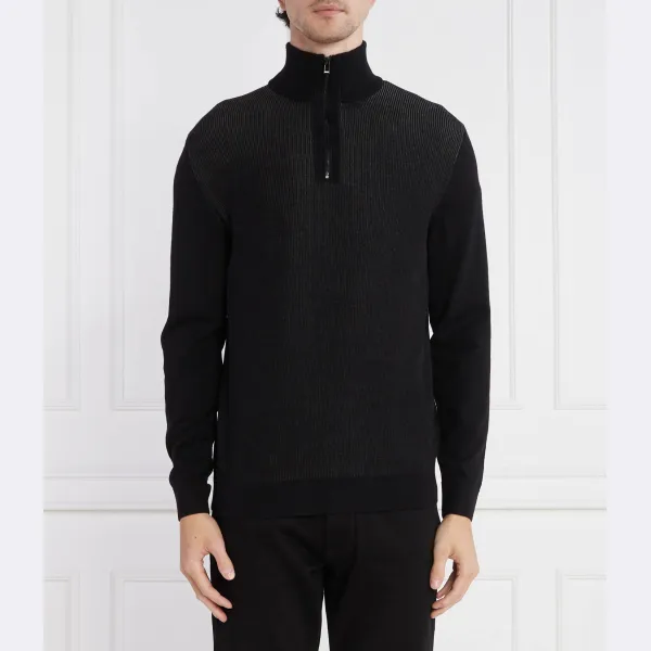 Шерстяной свитер обычного кроя Boss, черный
Шерстяной свитер обычного кроя Boss, черный