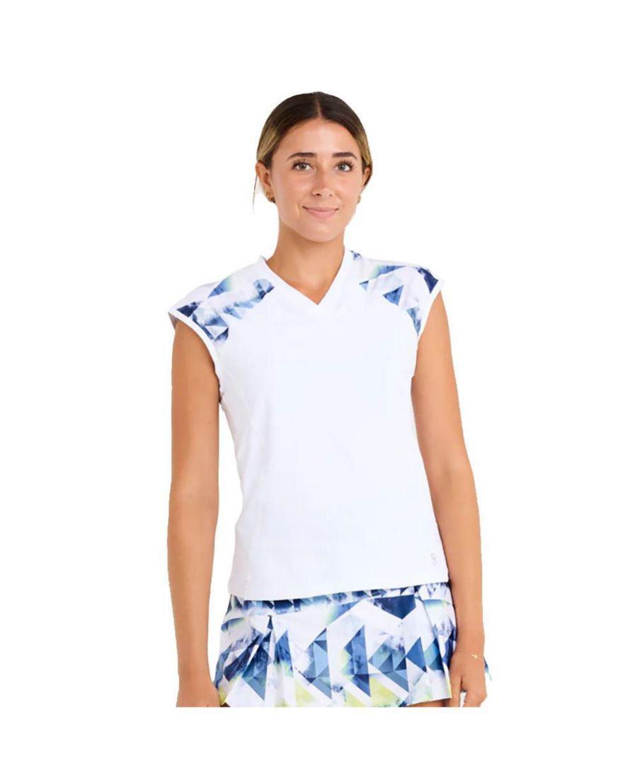 Женская теннисная рубашка Калейдоскоп с рукавами реглан 24 дюйма Sofibella, Kaleidoscope
Женская теннисная рубашка Калейдоскоп с рукавами реглан 24 дюйма Sofibella, Kaleidoscope