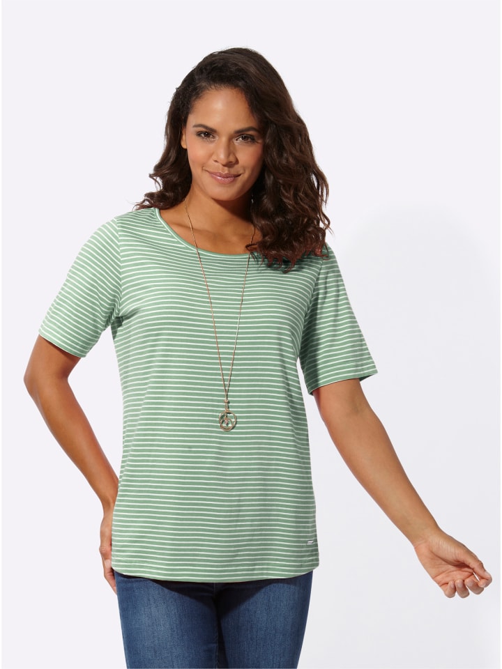 Полосатая рубашка в полоску цвета эвкалипта и экрю WITT WEIDEN
Полосатая рубашка в полоску цвета эвкалипта и экрю WITT WEIDEN