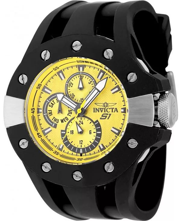 Мужские кварцевые часы-хронограф 48120 s1 rally, черные, с желтым циферблатом Invicta, black
Мужские кварцевые часы-хронограф 48120 s1 rally, черные, с желтым циферблатом Invicta, black
