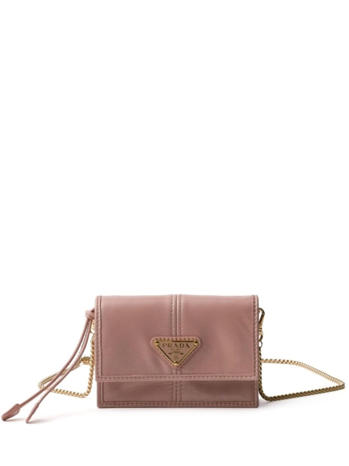 Кожаная сумка через плечо Prada, розовый
Кожаная сумка через плечо Prada, розовый