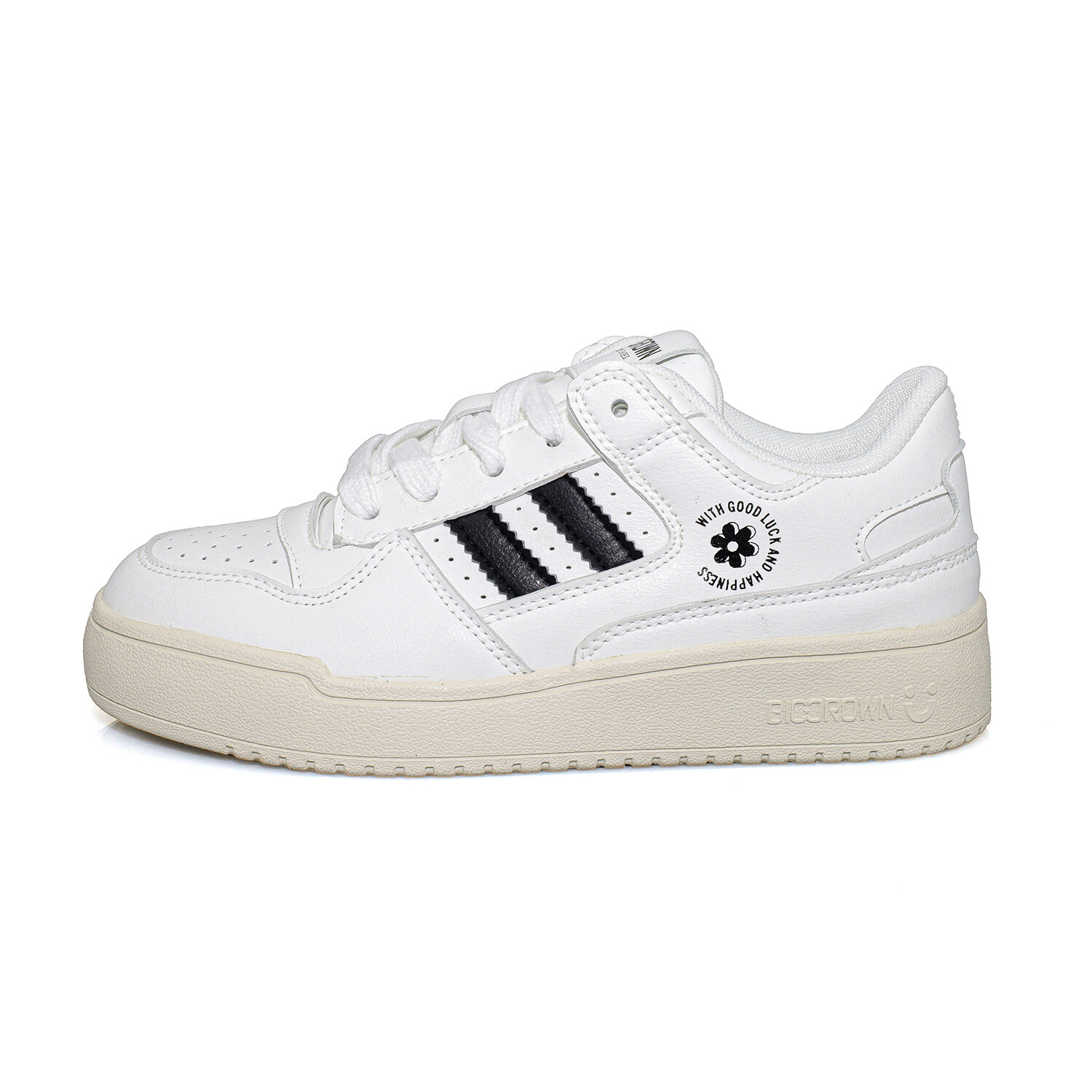 Кеды, скейтборд обувь женская низкая белый/черный/белый B10Crown
Кеды, скейтборд обувь женская низкая белый/черный/белый B10Crown