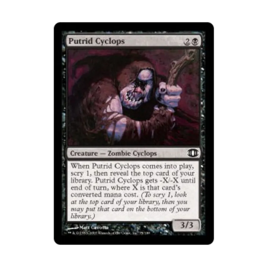 CCG Гнилой Циклоп (С) (Фольга), MTG - Future Sight
CCG Гнилой Циклоп (С) (Фольга), MTG - Future Sight