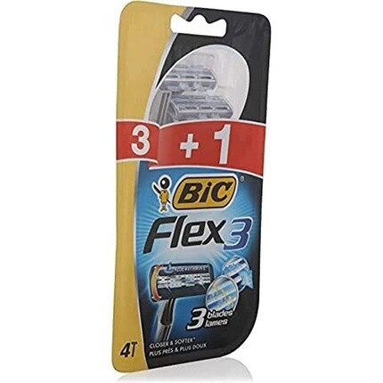 Bic Одноразовые бритвы Flex 3 Comfort 3+1 шт.
Bic Одноразовые бритвы Flex 3 Comfort 3+1 шт.
