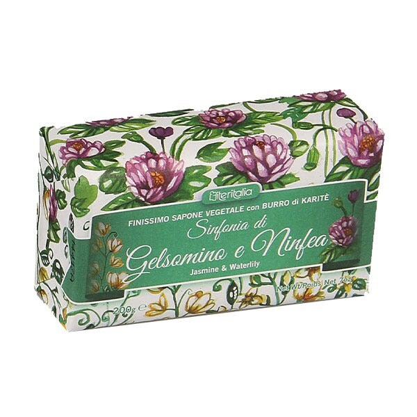 Мыло Sinfonia Di Gelsomino E Ninfea 175 гр Iteritalia
Мыло Sinfonia Di Gelsomino E Ninfea 175 гр Iteritalia