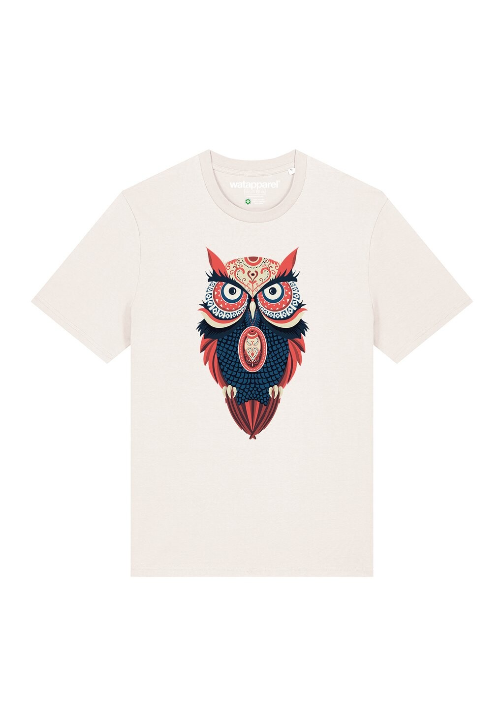 Футболка с принтом COLORFUL OWL watapparel, молочный
Футболка с принтом COLORFUL OWL watapparel, молочный