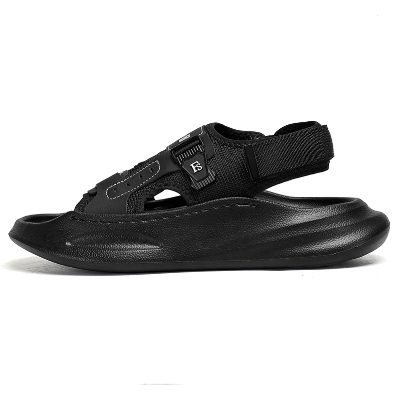 LONGYING Пляжные сандалии мужские, черно-серые
LONGYING Пляжные сандалии мужские, черно-серые