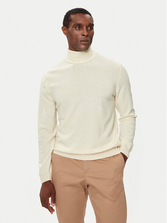 Свитер с высоким воротником обычного кроя United Colors Of Benetton, экрю
Свитер с высоким воротником обычного кроя United Colors Of Benetton, экрю