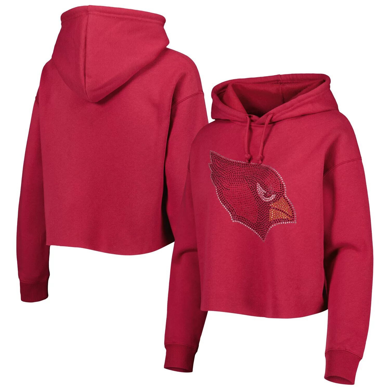Женский укороченный пуловер с капюшоном и логотипом Cuce Cardinal Arizona Cardinals
Женский укороченный пуловер с капюшоном и логотипом Cuce Cardinal Arizona Cardinals