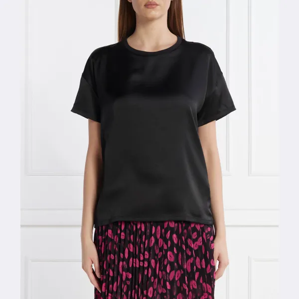 Футболка Smart Crew стандартного кроя Hugo, черный 
Футболка Smart Crew стандартного кроя Hugo, черный