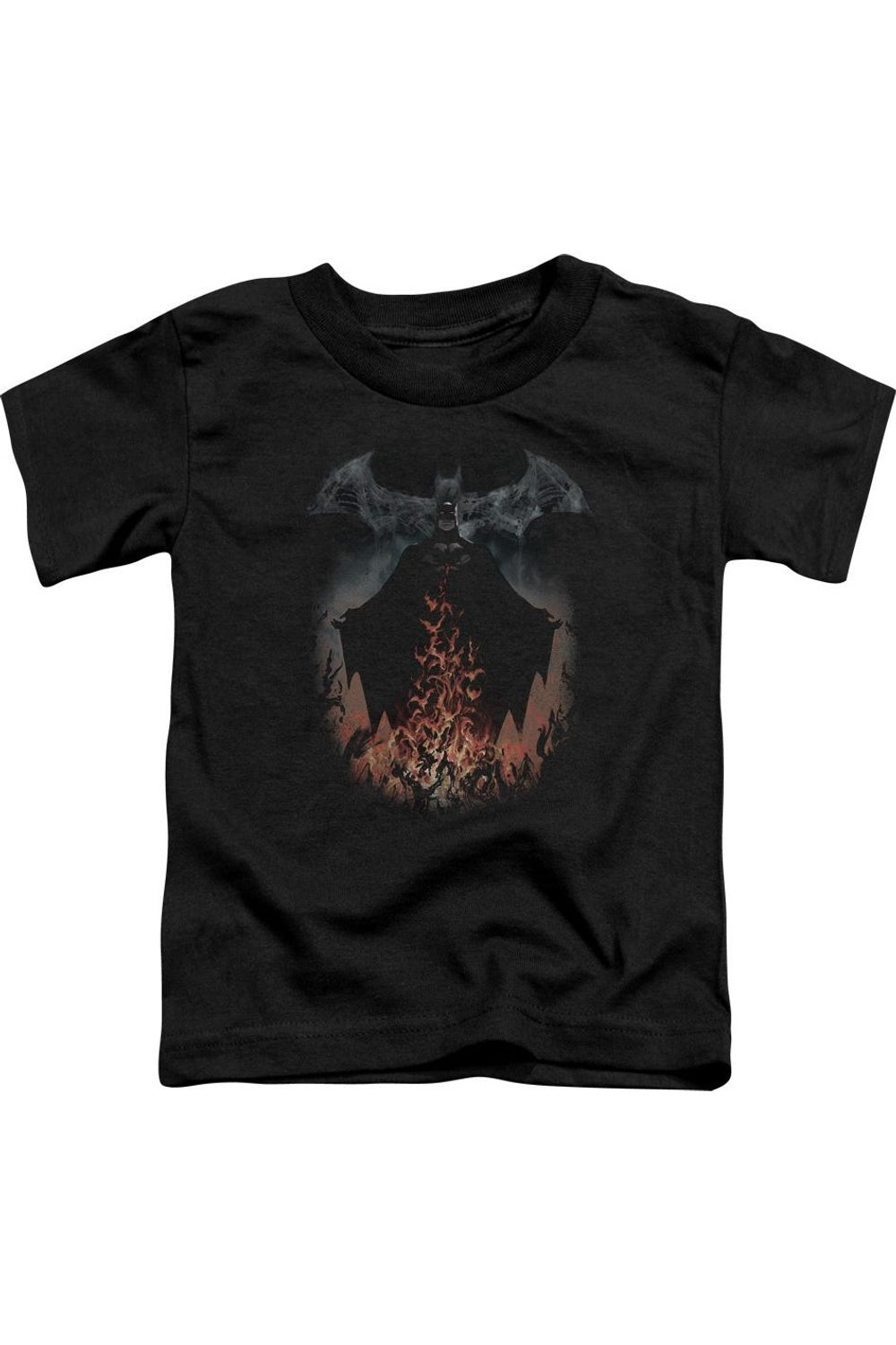 Футболка с коротким рукавом Batman "Дым и огонь" для малышей Gildan, черный 
Футболка с коротким рукавом Batman "Дым и огонь" для малышей Gildan, черный