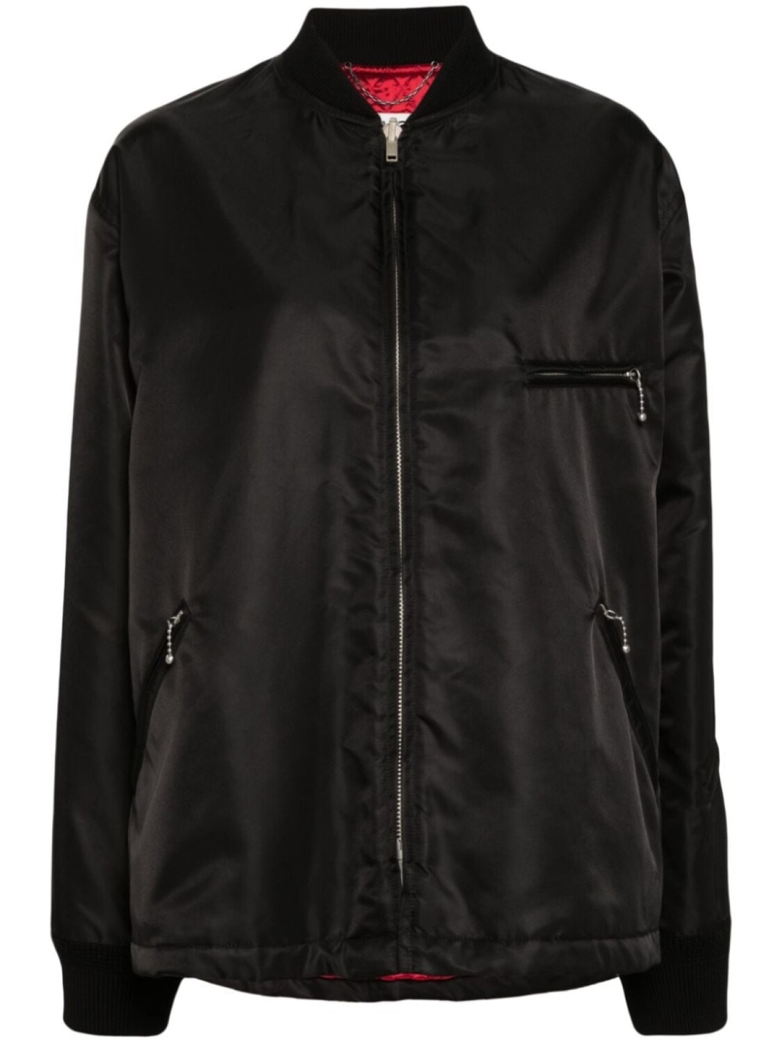 MM6 Maison Margiela фирменная куртка-бомбер с логотипом, вышитым одной строчкой, черный
MM6 Maison Margiela фирменная куртка-бомбер с логотипом, вышитым одной строчкой, черный