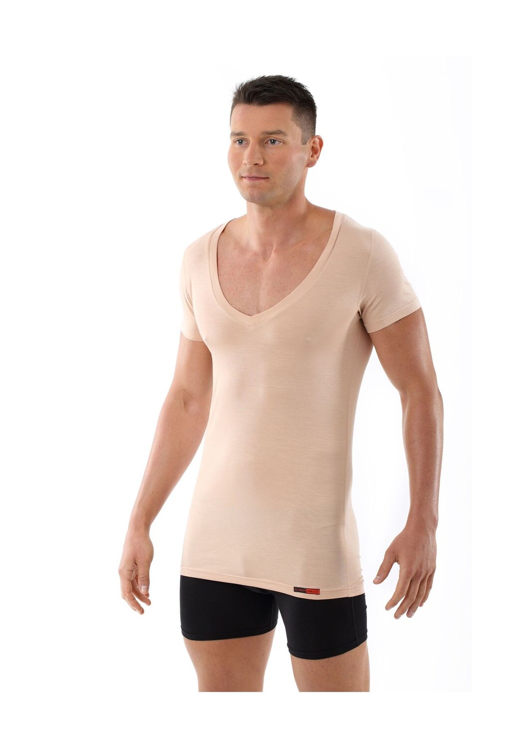 Майка Deep-V легкая, дышащая, с коротким рукавом ALBERTKREUZ, бежевый
Майка Deep-V легкая, дышащая, с коротким рукавом ALBERTKREUZ, бежевый