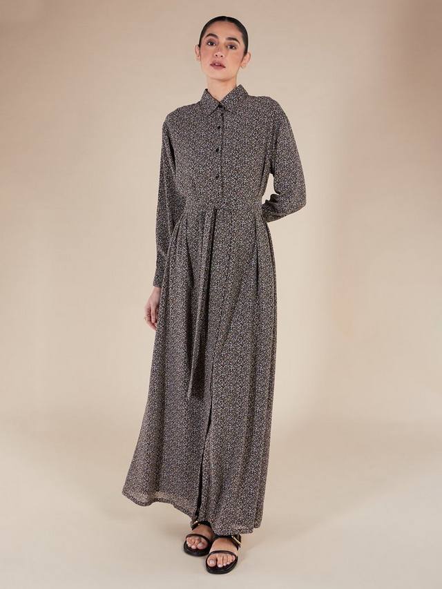 Микроцветочная рубашка макси-платье Aab, Yellow/Multi
Микроцветочная рубашка макси-платье Aab, Yellow/Multi