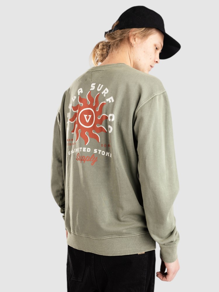 Флисовый пуловер Vissla Spins Crew Fleece Pullover, vintage green
Флисовый пуловер Vissla Spins Crew Fleece Pullover, vintage green