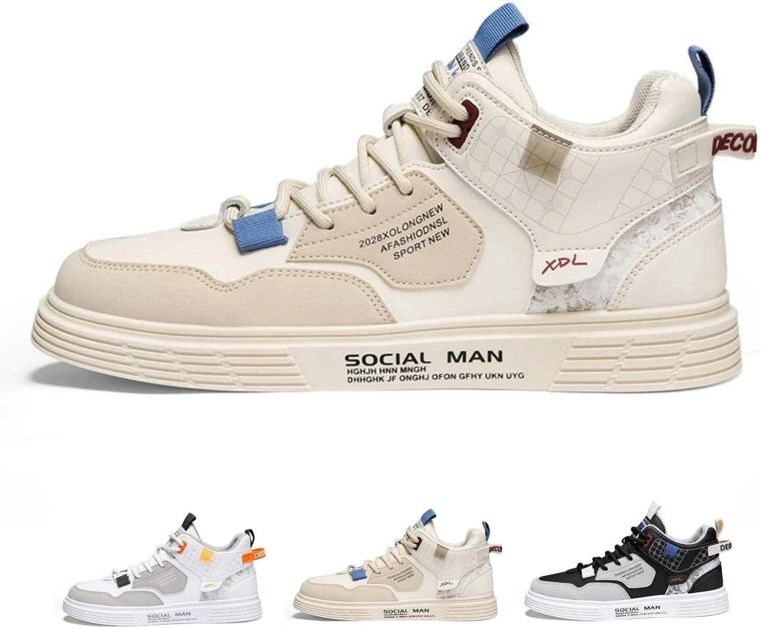 Ретро кроссовки в стиле Y2K для женщин и мужчин, повседневные модные скейт-кроссовки с удобной мягкой подошвой Macefil, бежевый
Ретро кроссовки в стиле Y2K для женщин и мужчин, повседневные модные скейт-кроссовки с удобной мягкой подошвой Macefil, бежевый