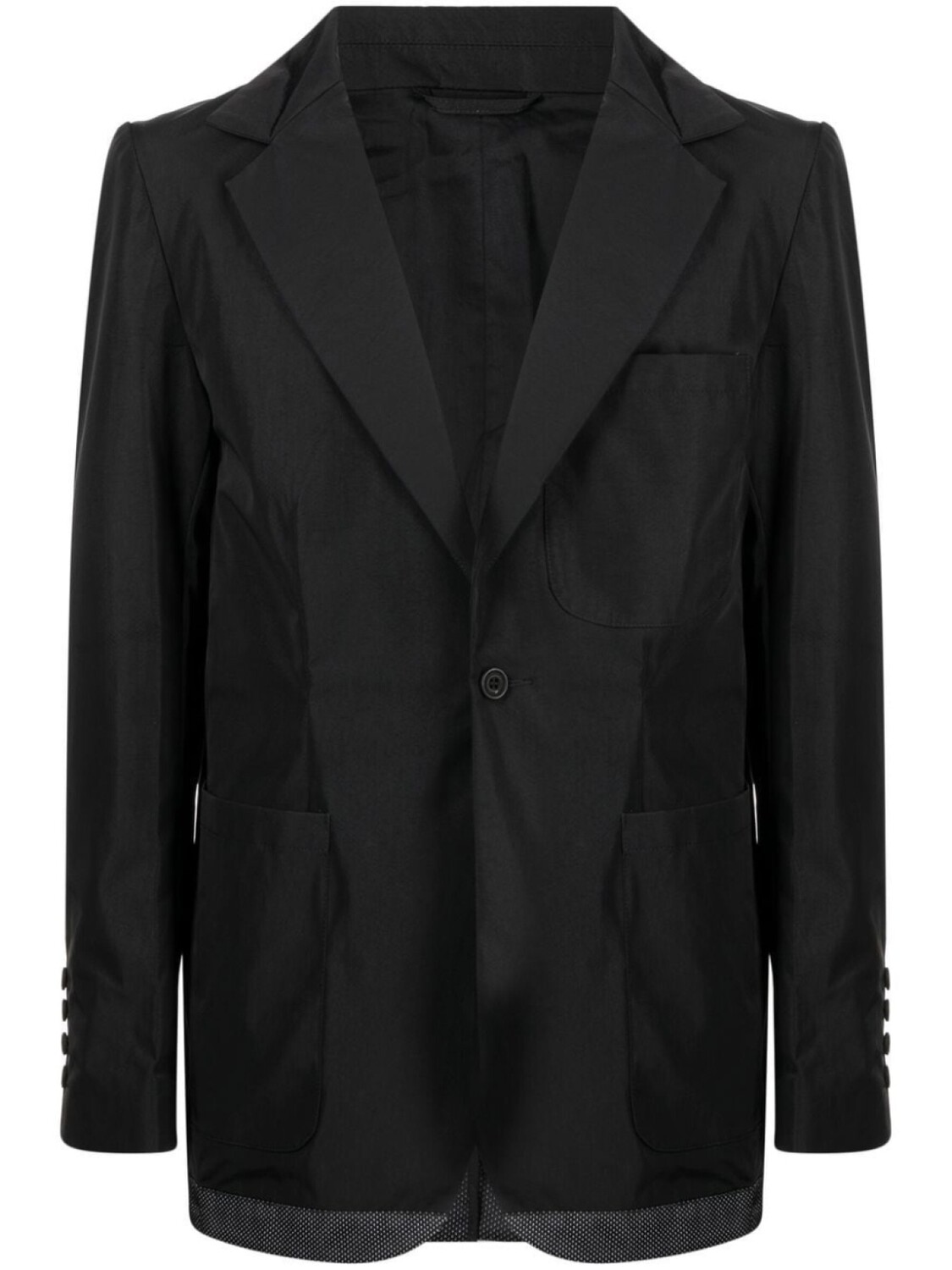 The Power For The People однобортный пиджак, черный
The Power For The People однобортный пиджак, черный