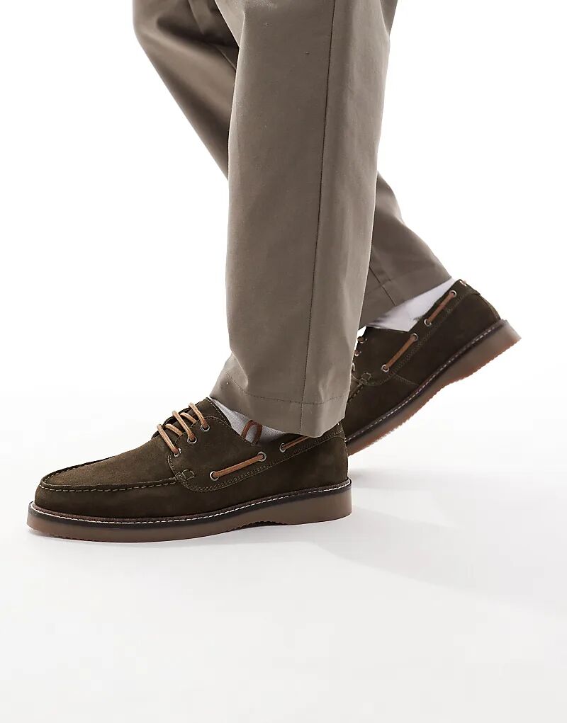 Thomas Crick Мужские замшевые туфли-лодочки на шнуровке Thomas Crick 'triggs' в темно-оливковом цвете
Thomas Crick Мужские замшевые туфли-лодочки на шнуровке Thomas Crick 'triggs' в темно-оливковом цвете